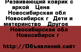 Развивающий коврик с аркой › Цена ­ 900 - Новосибирская обл., Новосибирск г. Дети и материнство » Другое   . Новосибирская обл.,Новосибирск г.